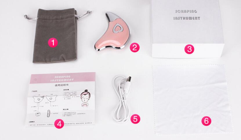 Facial Lifting Massager with Microcurrent Vibration Ion for Face and Neck Ion Skin Care Massage Pink