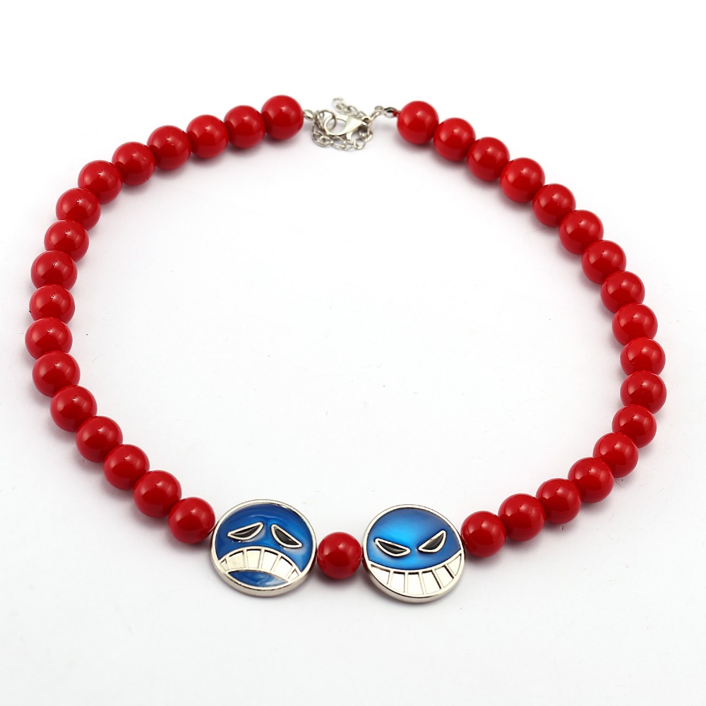 Fashion Anime One Piece Portgas D Ace Red Beads Necklace Cosplay Props Accessories Pendant Necklace 50cm Long For Women Jewelry, Silver
Fashion Anime One Piece Portgas D Ace Red Beads Necklace Cosplay Props Accessories Pendant Necklace 50cm Long For Women Jewelry, Silver