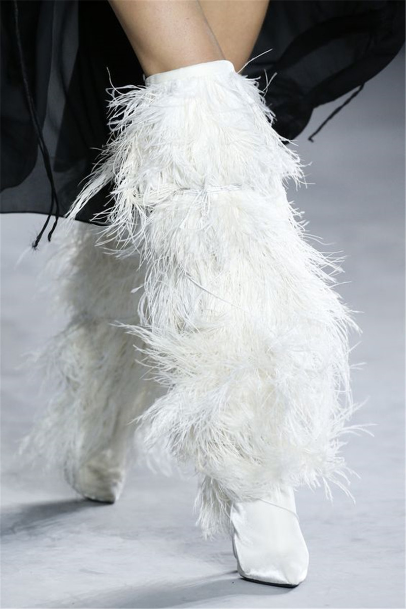 Women New Fashion Pointed Toe Long Fur Over Knee Boots Black Blue White Tassels Long High Heel Boots Dress Shoes
Women New Fashion Pointed Toe Long Fur Over Knee Boots Black Blue White Tassels Long High Heel Boots Dress Shoes