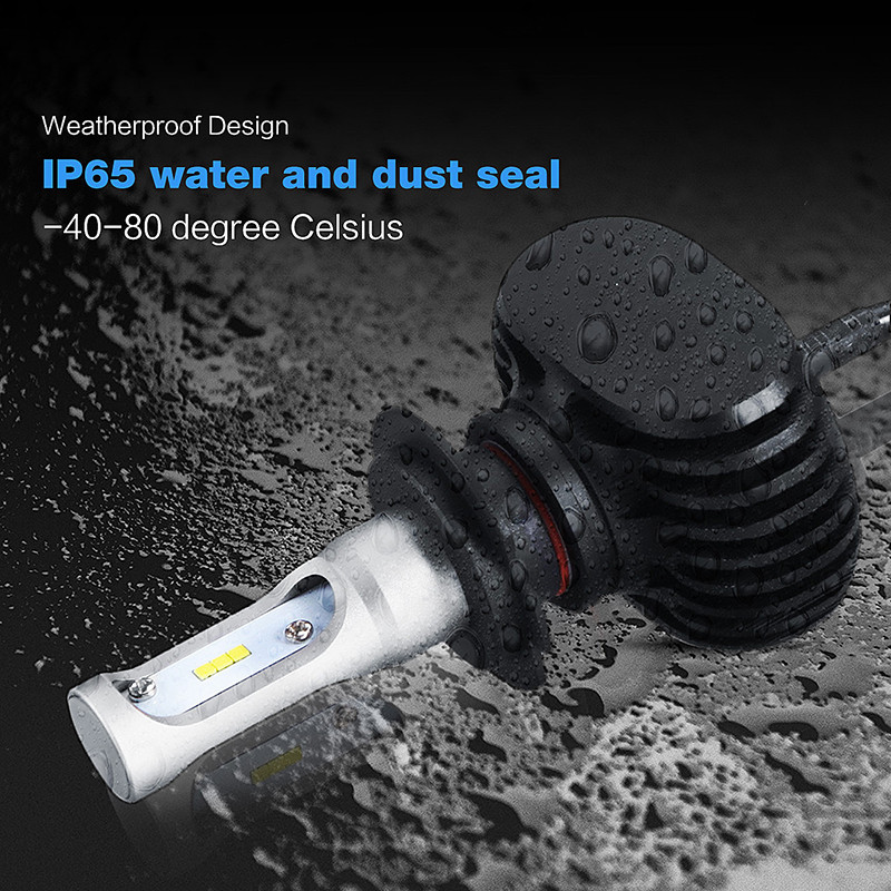 s1 csp led headlights h1 h3 h4 h7 h11 881 hb3 9006 led car headlight bulb hilo beam 50w 8000lm auto led headlamp