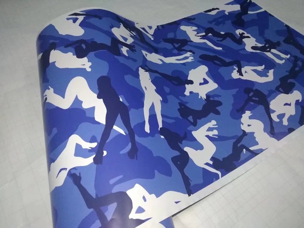 Various Color Snow Girl Camouflage Vinyl For Car & Truck Wrap styling Covering Film with air release / Bubble Freea 1,52x30m(5x98ft ) Roll