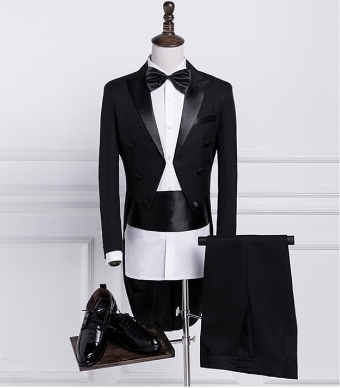 New men's fashion classic dress three-piece suit (coat + pants + girdle) lapel tuxedo wedding dress groom groomsman dress., White
New men's fashion classic dress three-piece suit (coat + pants + girdle) lapel tuxedo wedding dress groom groomsman dress., White