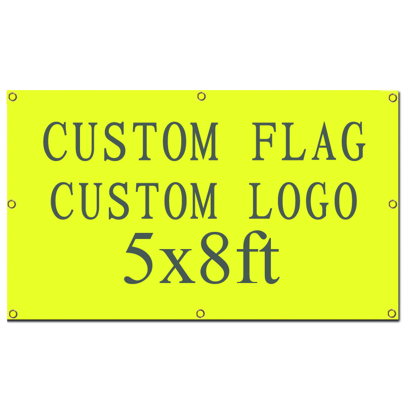 Digital Printing High Quality Custom design custom flag 5x8ft 100% Polyester banner with metal grommets customized flag
Digital Printing High Quality Custom design custom flag 5x8ft 100% Polyester banner with metal grommets customized flag