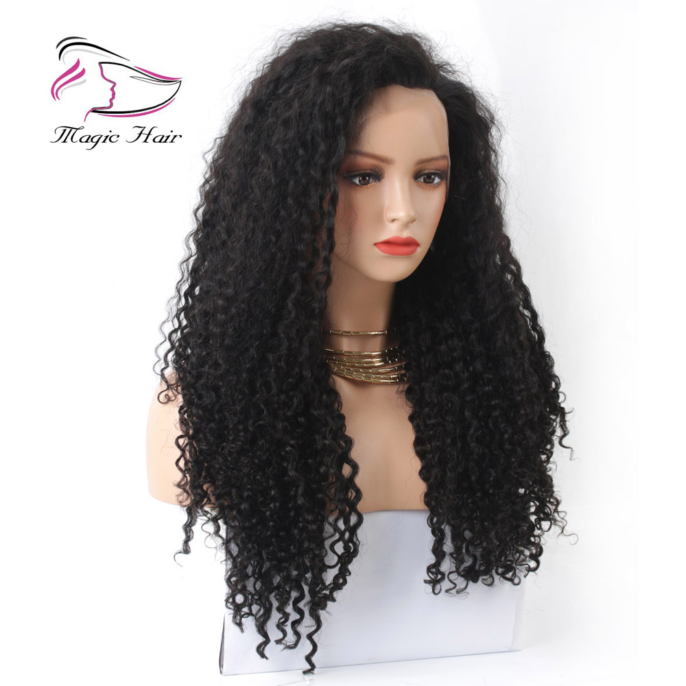 Tight Curly 180% Density Lace Front Wigs for Women Natural Color Brazilian Indian Peruvian Malaysian Virgin Hair Pre Plucked Hairline