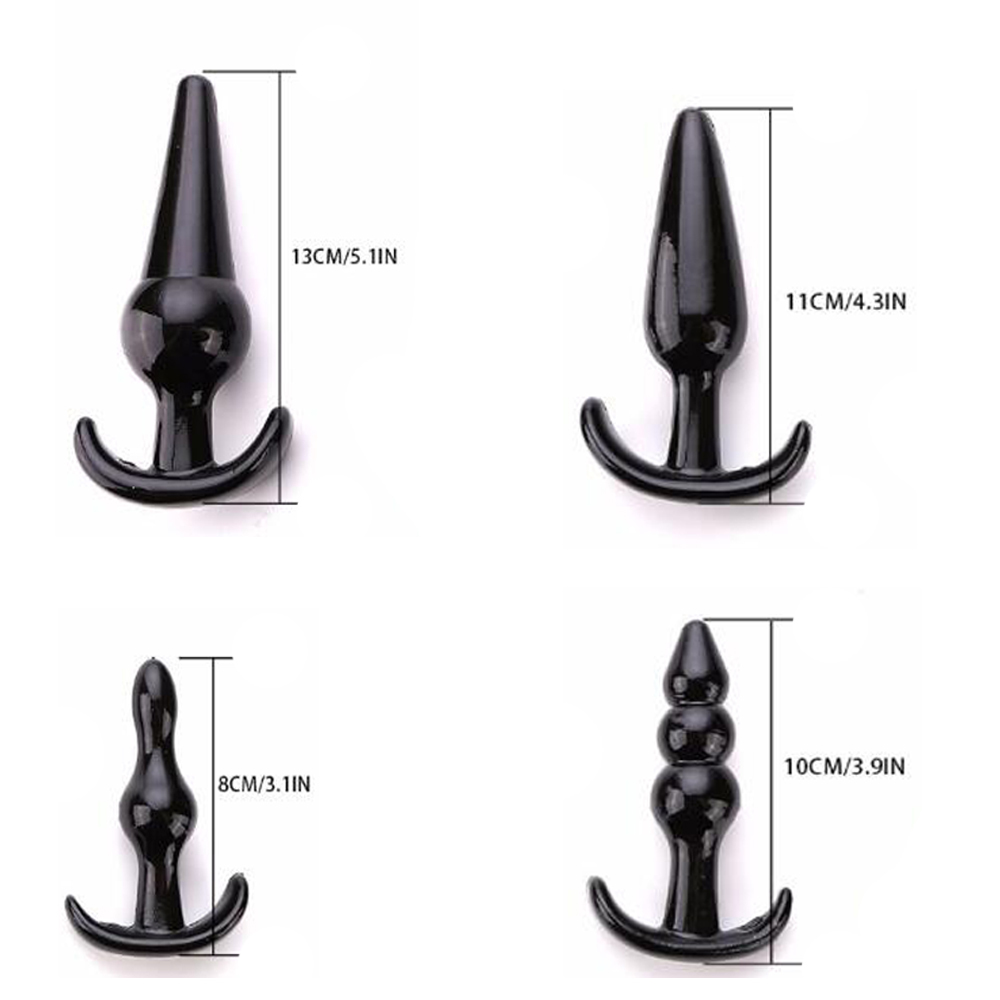 Anal Vibrator Set Adult Sex Toys for Couple Anal Beads Long Butt Plug Sucker Women Masturbator Anus Expansion Erotic Toys Y18110402