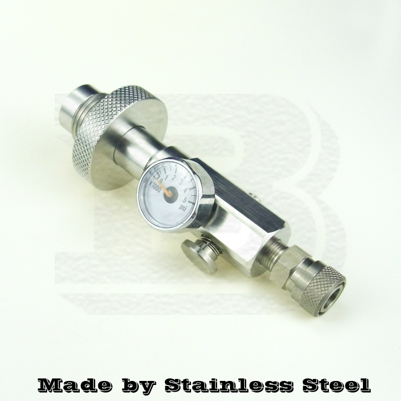 New Paintball PCP Diving Cylinders Stainless Steel Fill Station DIN Fit G5/8 Charging Adapter With 5000Psi Gague
New Paintball PCP Diving Cylinders Stainless Steel Fill Station DIN Fit G5/8 Charging Adapter With 5000Psi Gague