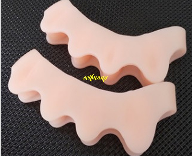 10pairs/lot Silicone Foot Care Gel Bunion Protector Toe Separators Straightener Spreader Correctors Hallux Valgus Correction