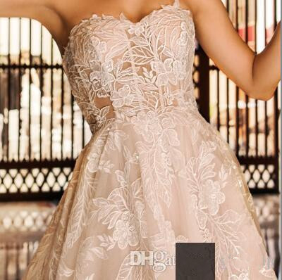 nora naviano beach wedding dresses sweetheart lace applique sweep train plus size backless tulle boho bridal gowns robe de marie