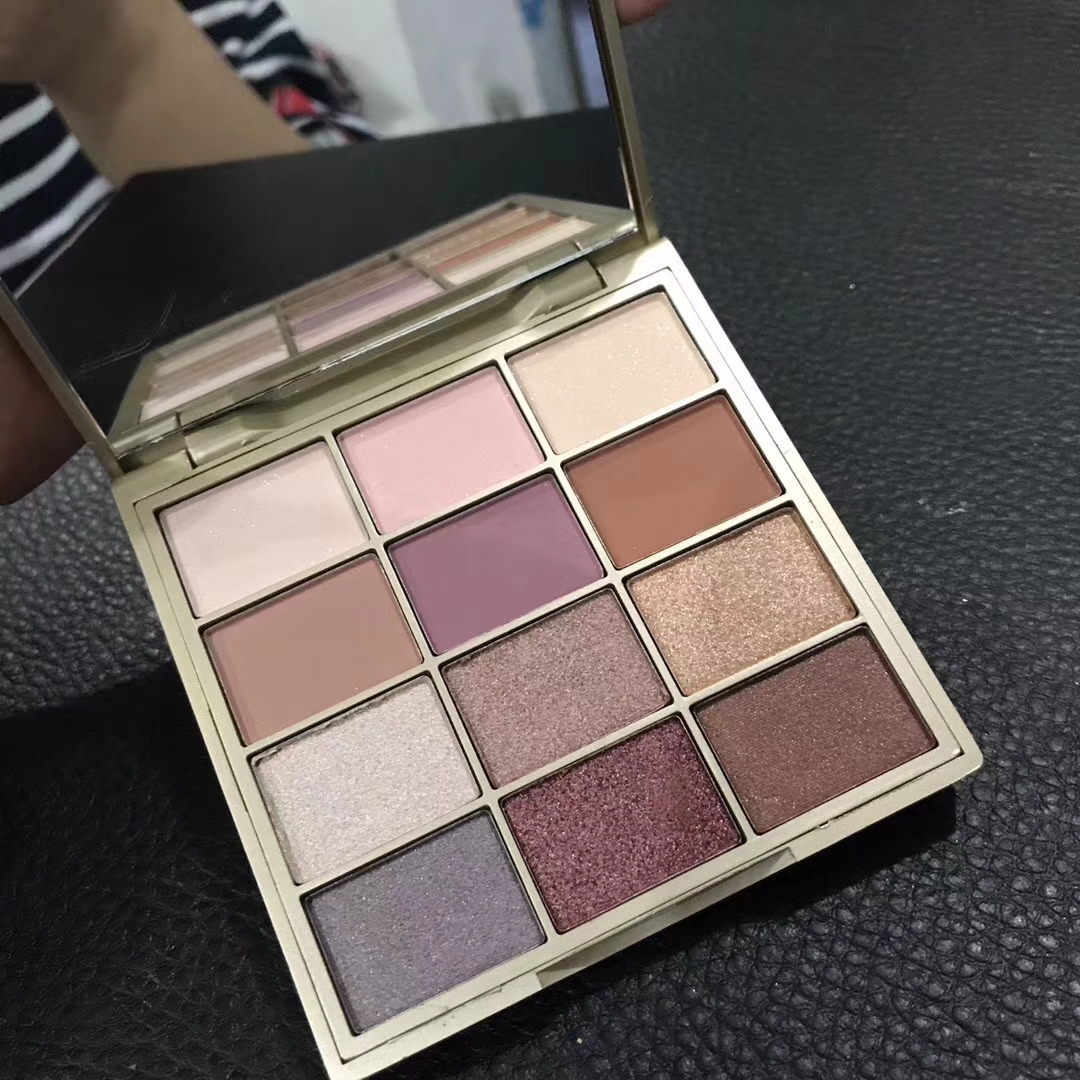 Stila N Metal Eyeshadow Palette 12 Color Waterproof Matte Shimmer Metallic Eye Shadow Pigmented Powders Makeup Supply Women Eyes Cosmetics