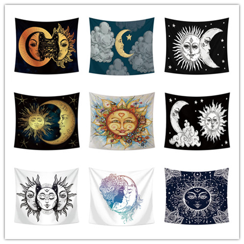 Sun moon face tapestry wall decoration multifunction printing tablecloth bed sheet beach towel nice home decor party supplies
Sun moon face tapestry wall decoration multifunction printing tablecloth bed sheet beach towel nice home decor party supplies