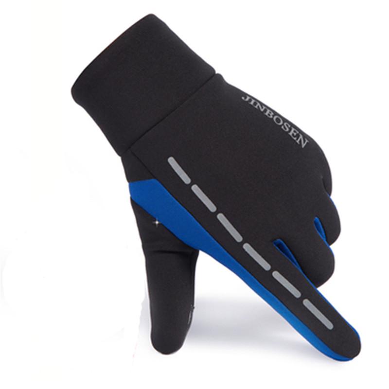 Warm In Winter Bike Gloves Thermal Full Finger Cycling Gloves Windproof Outdoor Sports Bike Bicycle Long Gloves for Man Woman