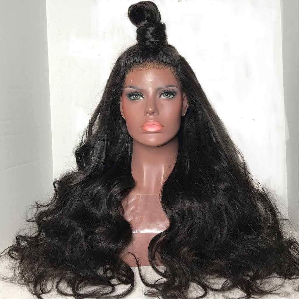 Body wave hd Lace Frontal Wig pre plucked 180% 250% density 360 Front Human Hair Wigs For Black Women 16inch diva1