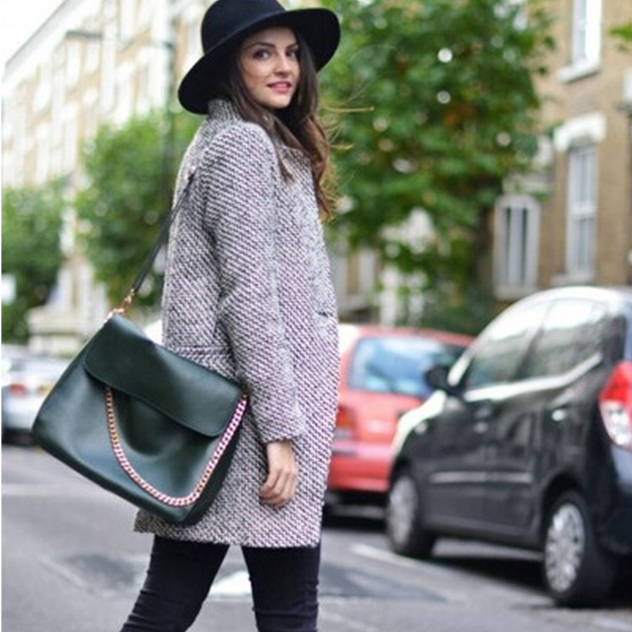 New Plus Size Solid Casual Windbreak Trench Coats Para Mulheres Slim Button Full Sleeve Turn-down Collar Woman Clothing Winter C18111301