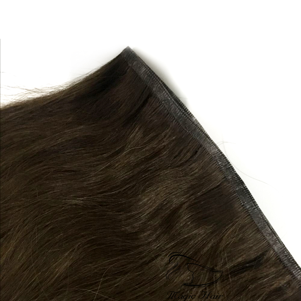 9A Brazilian Straight Human Hair Weft 100% Unprocessed Virgin Hair 3#Color Or 613# Light Brown Seamless Hair Weft
