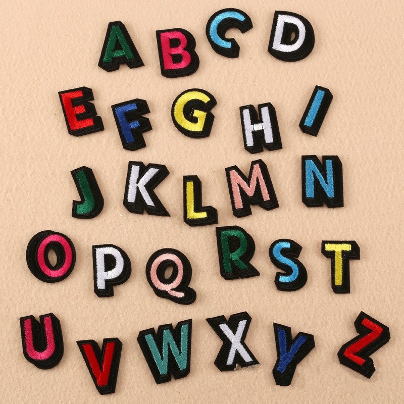 26pcs Alphabet English Letters Patches Iron On Embroidery Uppercase Patches Clothing Garment Appliques DIY Accessory, Black
26pcs Alphabet English Letters Patches Iron On Embroidery Uppercase Patches Clothing Garment Appliques DIY Accessory, Black