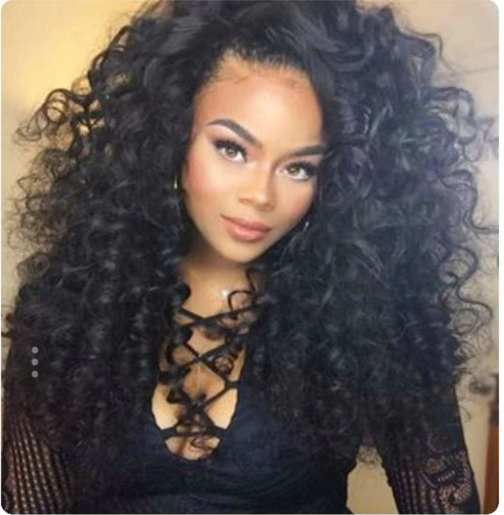 360 Lace Frontal Wig Pre Plucked Bleached Knots 180% Density Lace Front Human Hair Wigs curly 360 Lace wig human hair 14inch 150%density