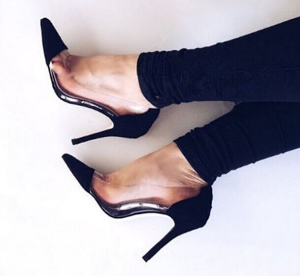 New list black pointed high-heeled sandals thin transparent sexy genuine leather wild shoes Europe and America high quality women dress shoe
New list black pointed high-heeled sandals thin transparent sexy genuine leather wild shoes Europe and America high quality women dress shoe