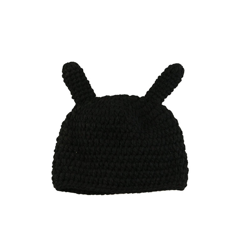 Newborn Baby Photo Studio Photography Props Cap Knit Hat Infant Cute Wool Knitted Ladybug Costume Hat Shell Photo Prop