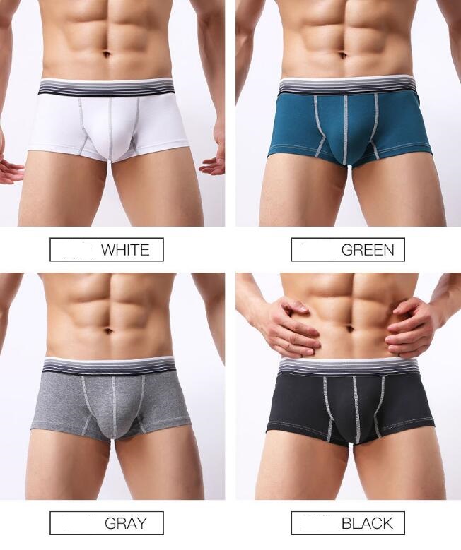 Men's underwear and comfortable cotton pure color male boxer briefs breathable fashion male boxers 3piece/lot, Red
Men's underwear and comfortable cotton pure color male boxer briefs breathable fashion male boxers 3piece/lot, Red