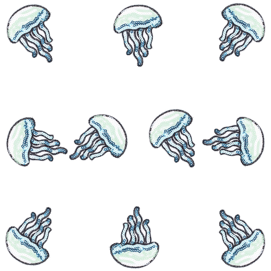 10PCS Sequined Jellyfish Patch for Clothing Bags Iron on Embroidery Patches for Jeans DIY Sew on Sequins, Black
10PCS Sequined Jellyfish Patch for Clothing Bags Iron on Embroidery Patches for Jeans DIY Sew on Sequins, Black