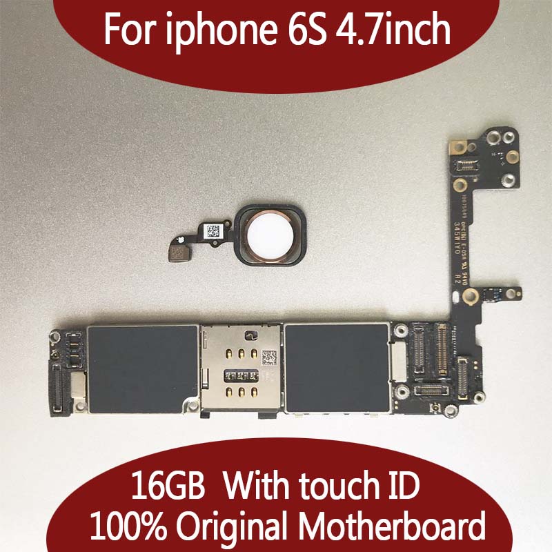 for iphone 6S 16G 64G 128GB Motherboard with Touch ID with Fingerprint Original Unlocked for iphonbe 6S Logic board by Free Shipping
for iphone 6S 16G 64G 128GB Motherboard with Touch ID with Fingerprint Original Unlocked for iphonbe 6S Logic board by Free Shipping