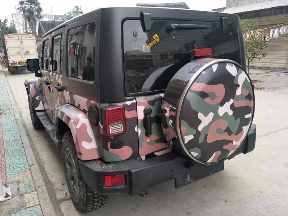 New Woodland FOREST Camouflage / Camo Vinyl For Car Truck Wrap Camo Covering Film with air release Vehicle graphic Size 5x(32ft/67ft/98ft )