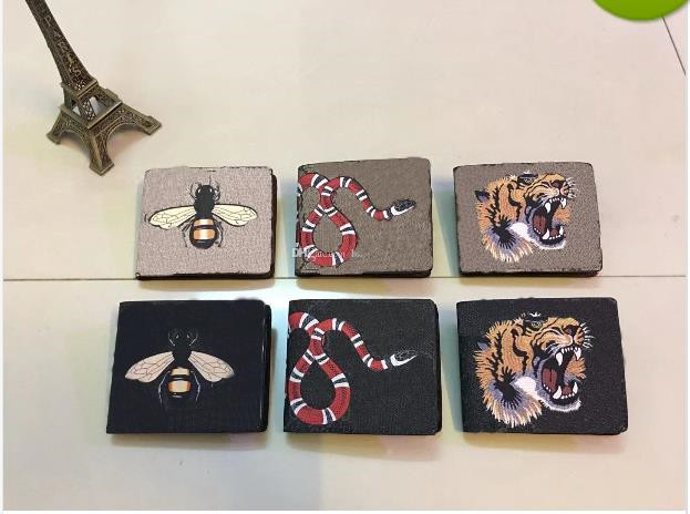High Quality Animal Men Short Dust Mens Snake Leather Wallet Bee Wallets Box Men Gift Men Wallet With Purse Bag And Tiger For Hjijb
High Quality Animal Men Short Dust Mens Snake Leather Wallet Bee Wallets Box Men Gift Men Wallet With Purse Bag And Tiger For Hjijb