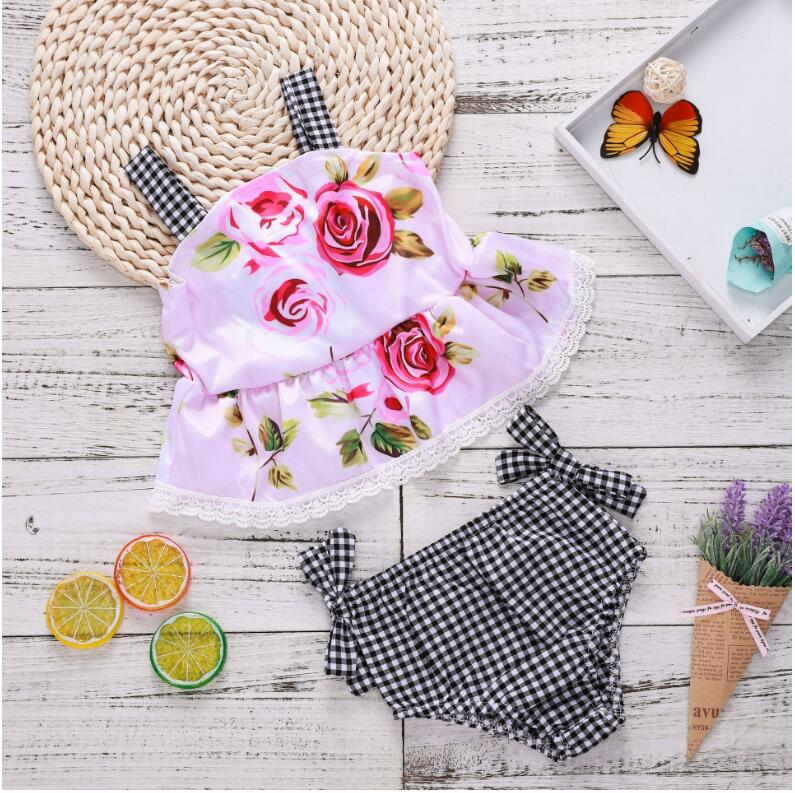 Baby Girl Floral Black White Lattice Set Baby Summer Cotton Blends Suit Kids Children Two Pieces Clothes ZHT 026, As picture
Baby Girl Floral Black White Lattice Set Baby Summer Cotton Blends Suit Kids Children Two Pieces Clothes ZHT 026, As picture