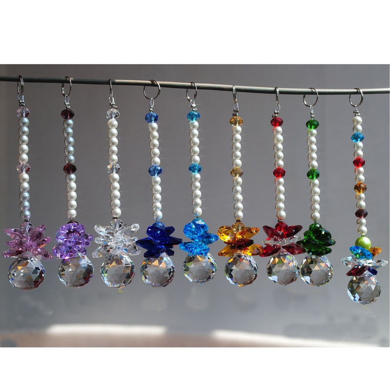 10PCS/lot 40mm Chakra Crystal Ball Chandelier Prisms Pendants Parts Suncatcher Rainbow Maker Hanging Drop Home Ornament
10PCS/lot 40mm Chakra Crystal Ball Chandelier Prisms Pendants Parts Suncatcher Rainbow Maker Hanging Drop Home Ornament