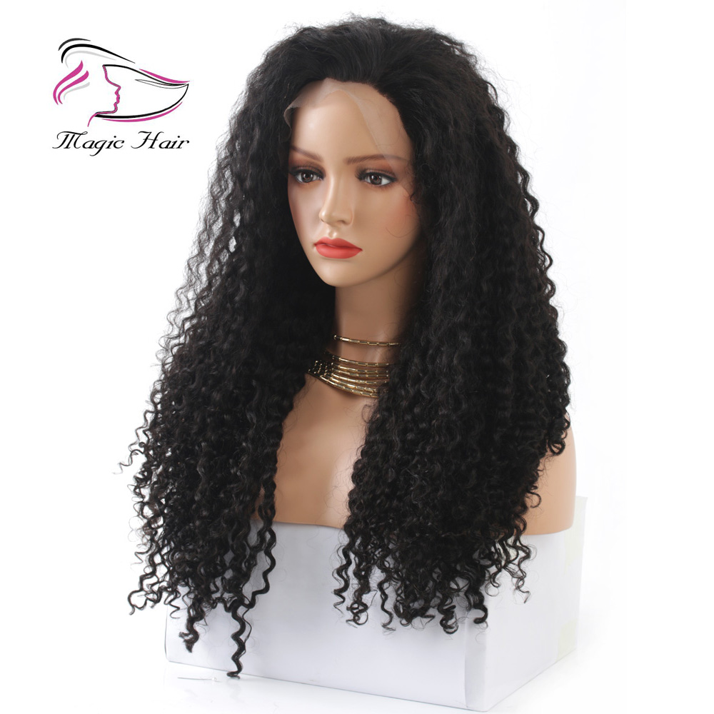 Tight Curly 180% Density Lace Front Wigs for Women Natural Color Brazilian Indian Peruvian Malaysian Virgin Hair Pre Plucked Hairline