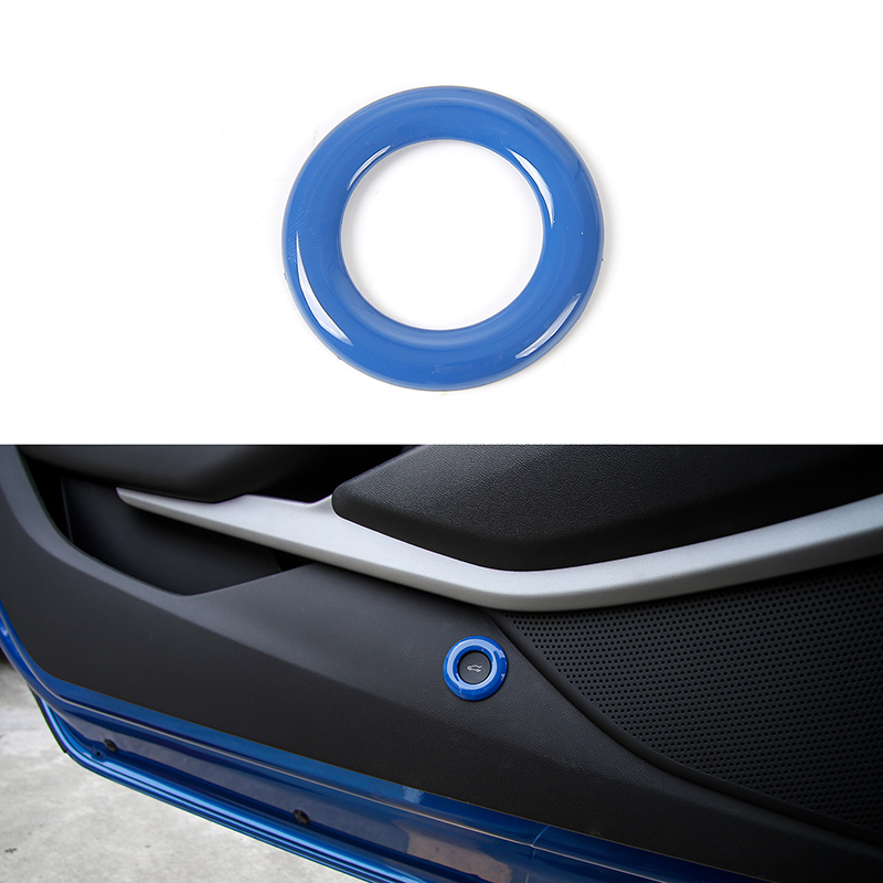 Tail Door Trunk Open Button Switch Decoration Ring Cover for Chevrolet Camaro 2017+ Car Interior Accessories