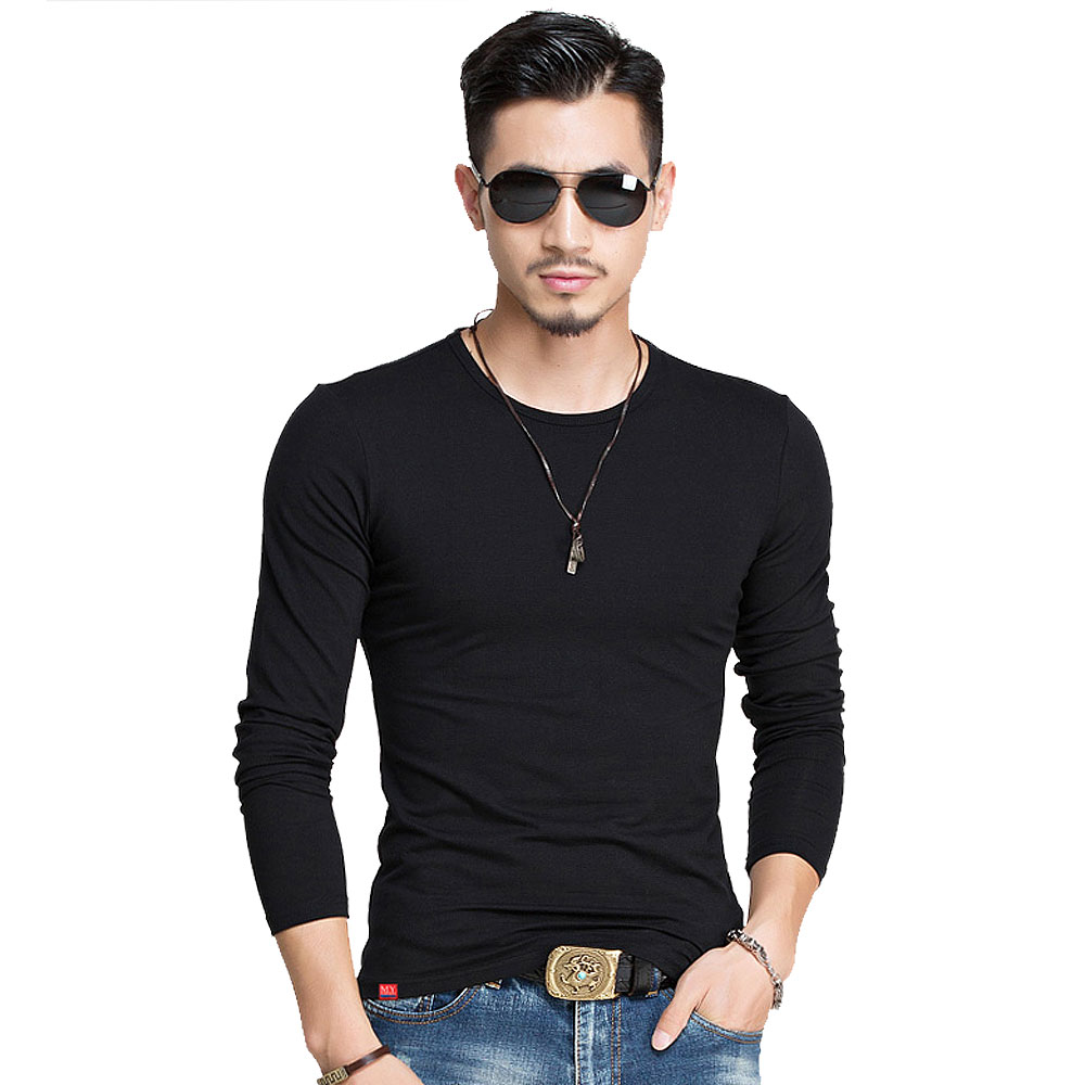 Cotton Spring Fashion Brand O-Neck Slim Fit Long Sleeve T Shirt Men Trend Casual Mens T -Shirt Korean T Shirts Solid
Cotton Spring Fashion Brand O-Neck Slim Fit Long Sleeve T Shirt Men Trend Casual Mens T -Shirt Korean T Shirts Solid