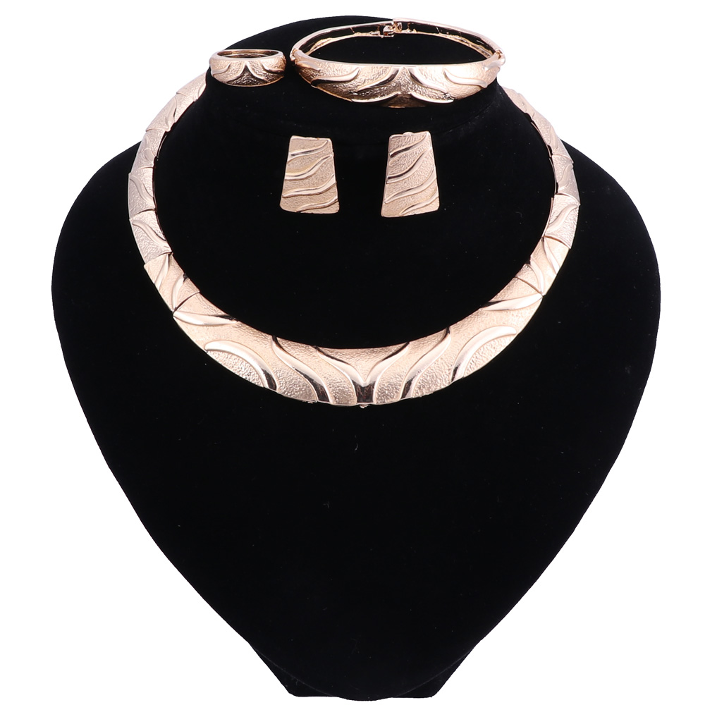 New Jewelry For Women Wedding Bridal Accessories Party Jewelry Set Gold-Color African Beads Costume Jewellery Sets, Golden
New Jewelry For Women Wedding Bridal Accessories Party Jewelry Set Gold-Color African Beads Costume Jewellery Sets, Golden