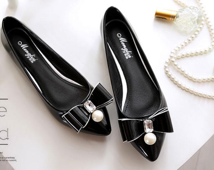 Free send 2018 new style pointed end bowknot spring and autumn flat bottom shoes, Nude
Free send 2018 new style pointed end bowknot spring and autumn flat bottom shoes, Nude