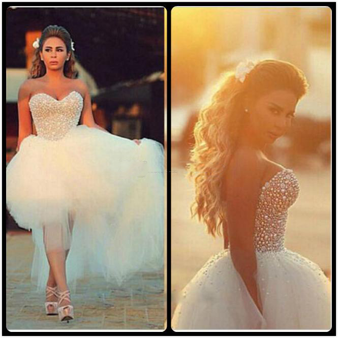 2017 New Style Ball Gown Wedding Dresses Pearls Tulle Bridal Gowns Homecoming Dress vestidos de novia, White
2017 New Style Ball Gown Wedding Dresses Pearls Tulle Bridal Gowns Homecoming Dress vestidos de novia, White