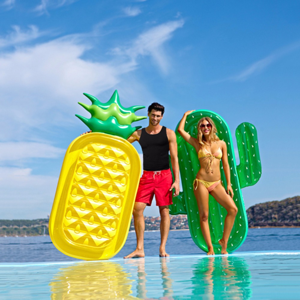 Image of Inflatable Giant Swim Pool Floats Raft Swimming Water Fun Sports Seat Beach Toy for Adult Baby Child Air Mattresses Life Buoy
