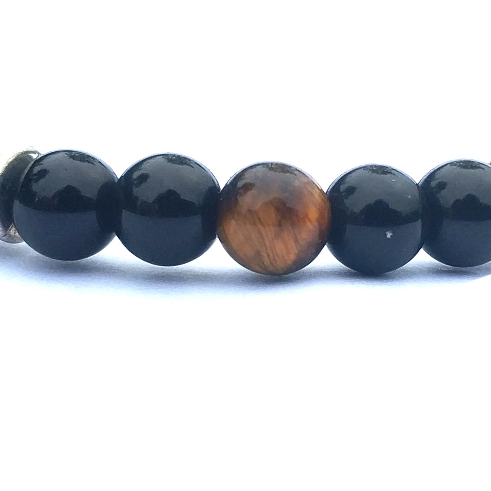 10pc/set free shipping gemstone beads bracelet 6mm picture jasper bracelet for men women handmade jewelry