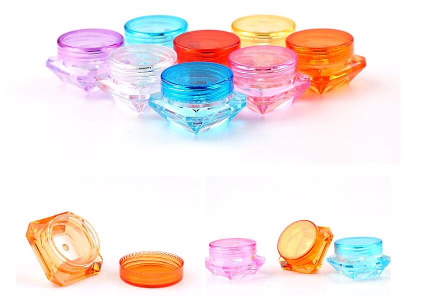 Perfume Bottle 3g 5g colorful diamond shape empty cosmetic containers screw cap sample containers jar skin care cream jars pot tins
Perfume Bottle 3g 5g colorful diamond shape empty cosmetic containers screw cap sample containers jar skin care cream jars pot tins