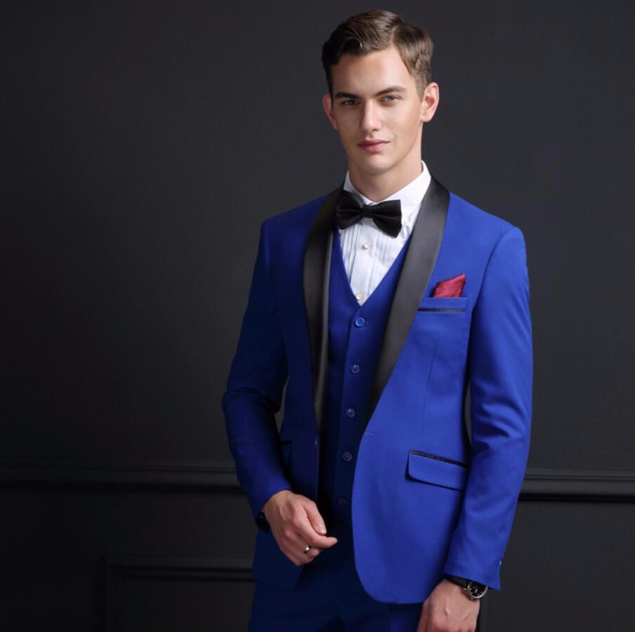 New Arrival Shawl Lapel One Button Blue Wedding Men Suits Tuxedos Men Party Groomsmen Suits(Jacket+Pants+Tie+Vest) NO;217, Same as image
New Arrival Shawl Lapel One Button Blue Wedding Men Suits Tuxedos Men Party Groomsmen Suits(Jacket+Pants+Tie+Vest) NO;217, Same as image