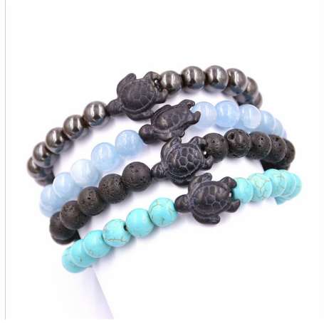 Trendy Iron gallstone Lava Stone Beads Sea turtle Braiding Bracelets For Women Bangles Jewelry, Golden;silver
Trendy Iron gallstone Lava Stone Beads Sea turtle Braiding Bracelets For Women Bangles Jewelry, Golden;silver