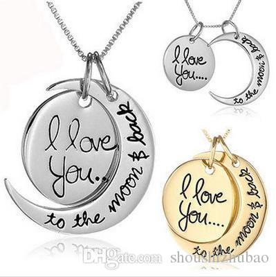 2017 7Styles I Love You To The Moon and Back Necklace 20pcs/lot Lobster Clasp Hot Pendant Necklaces, Silver
2017 7Styles I Love You To The Moon and Back Necklace 20pcs/lot Lobster Clasp Hot Pendant Necklaces, Silver