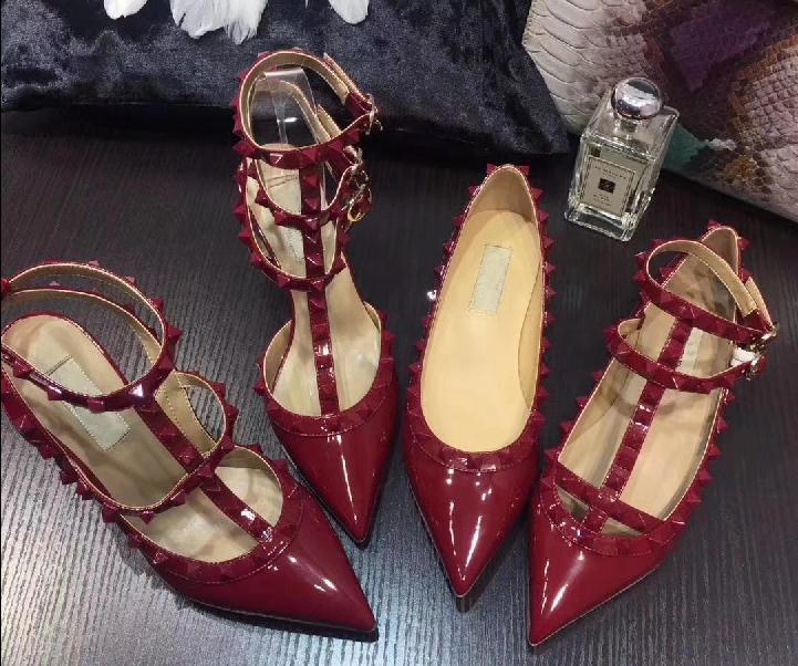 New European Fashion Rivet Dress red-1 High Heels High Grade Leather Women Lady Heel Shoes Sandals ocm 6cm 8cm 10cm Heel Eur35-41, Not laces flat heel
New European Fashion Rivet Dress red-1 High Heels High Grade Leather Women Lady Heel Shoes Sandals ocm 6cm 8cm 10cm Heel Eur35-41, Not laces flat heel