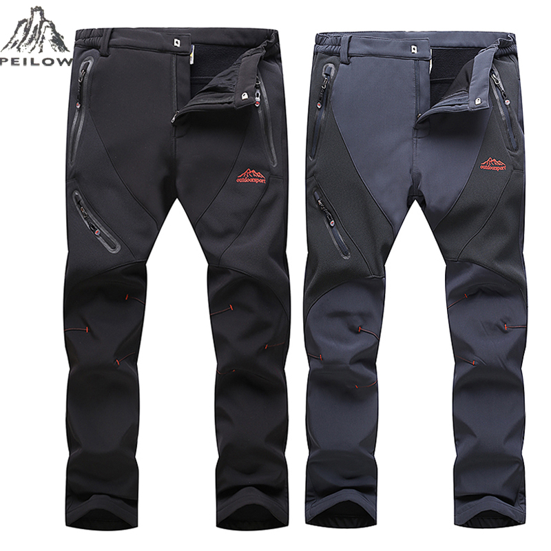 Autumn winter outwear soft shell men windproof waterproof pants fleece warm Stitching men 's Work Trousers size L, Black
Autumn winter outwear soft shell men windproof waterproof pants fleece warm Stitching men 's Work Trousers size L, Black