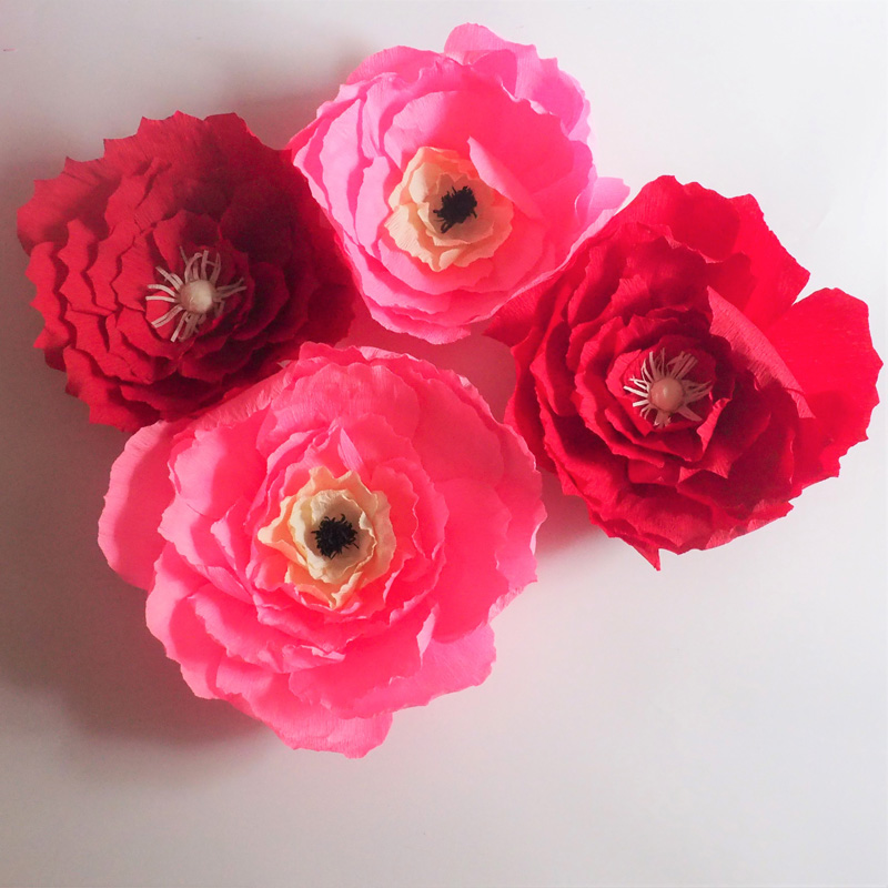 4PCS Crepe Paper Flowers Backdrop Artificial Decorative Flower For Wedding & Event Baby Nursery Windows Display Customized Decorations Home
4PCS Crepe Paper Flowers Backdrop Artificial Decorative Flower For Wedding & Event Baby Nursery Windows Display Customized Decorations Home