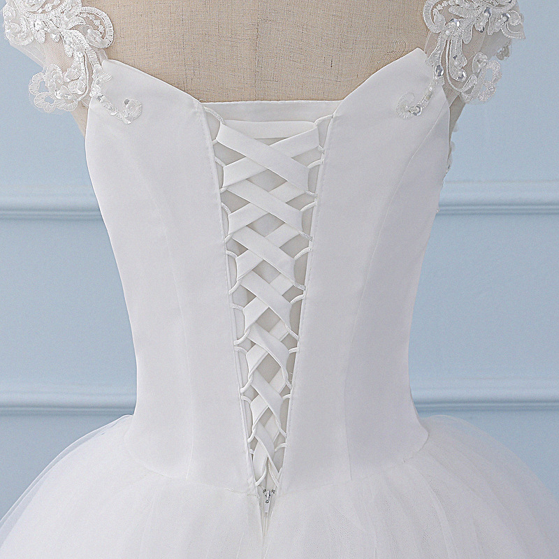 Real Photo Sexy Wedding Dress 2018 Cheap Ball Gown Bridal Gowns Customized Plus Size Wedding Gowns Tank Vestidos Novia