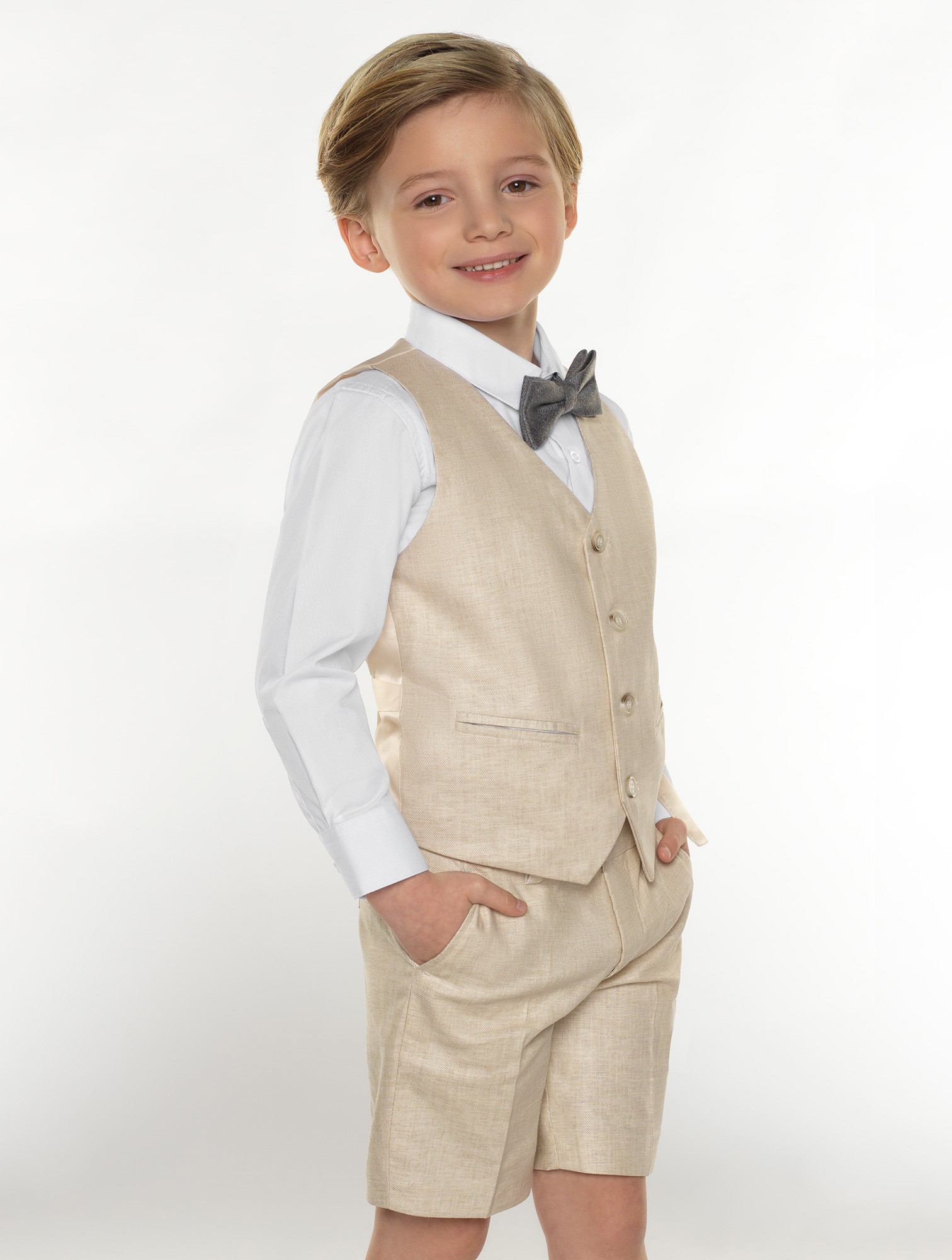 Summer Three Pieces Clothes Handsome Custom Made Boys Suits Kids Formal Suit With Free Shipping Top Qaulity