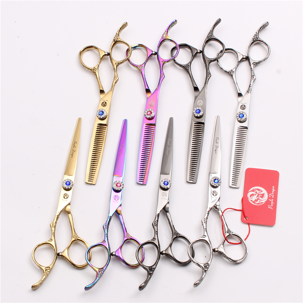 1Pair 2Pcs 6.0" JP Purple Dragon Left Hand Professional Hairdressing Cutting Shears Thinning Shears Styling Tools Human Hair Scissors Z8002
1Pair 2Pcs 6.0" JP Purple Dragon Left Hand Professional Hairdressing Cutting Shears Thinning Shears Styling Tools Human Hair Scissors Z8002