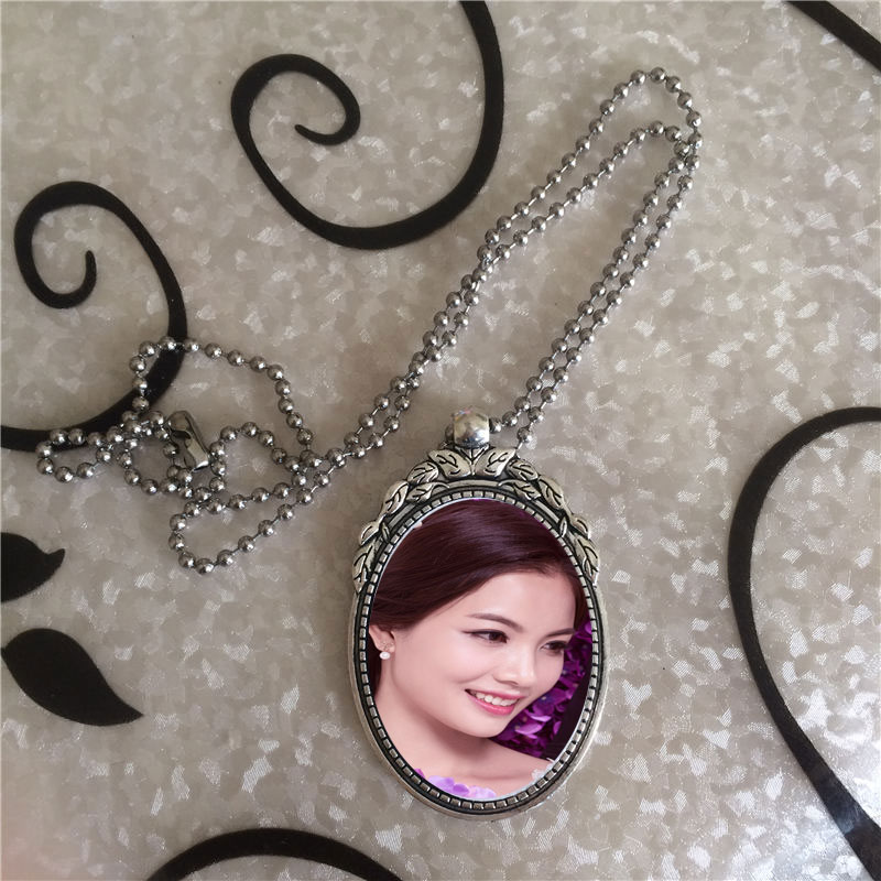 blank necklaces pendants for sublimation women men necklace pendant jewelry for thermal transfer printing diy Supplies small whole
