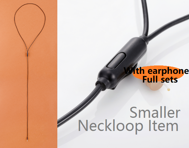 EDIMAGE High Quality mini Loopset Neckloop and 2x batteries work with GSM Earphone Earbud Built-in MIC, Only neckloop
EDIMAGE High Quality mini Loopset Neckloop and 2x batteries work with GSM Earphone Earbud Built-in MIC, Only neckloop