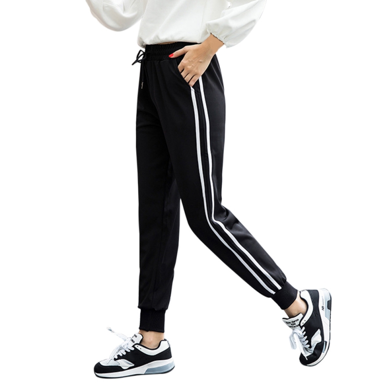 2018 Sweatpants Women Casual Harem Pants Loose Trousers Women White Striped Side Pants for Female S-XXL, Black;white
2018 Sweatpants Women Casual Harem Pants Loose Trousers Women White Striped Side Pants for Female S-XXL, Black;white